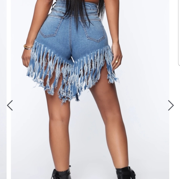 Trending Fringe denim shorts - Picture 2 of 7